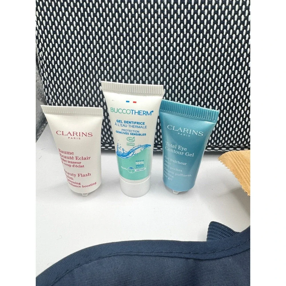 Air France Business Class Amenity Kit Clarins NEW (no socks)